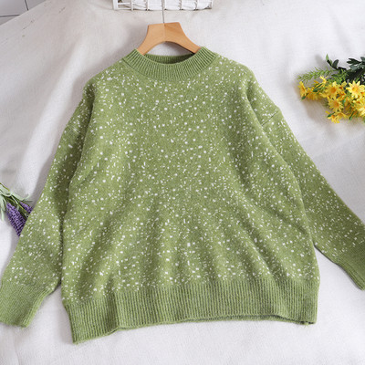 Γυναικείο πουλόβερ με οβάλ λαιμόκοψη σε πέντε χρώματα