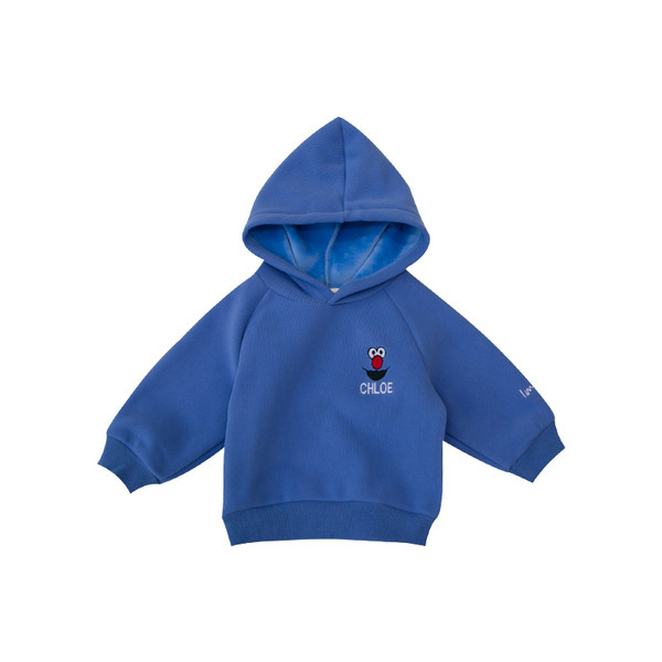 Új modell gyerek pulóver kapucnival és több színben hímzéssel