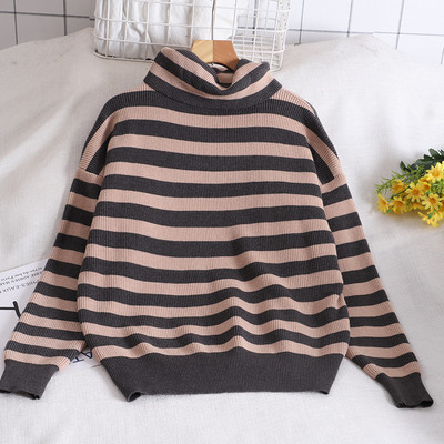 Pulover de dama modern cu guler polo in patru culori