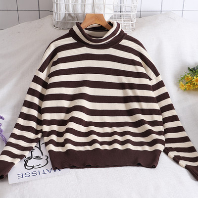 Pulover de dama modern cu guler polo in patru culori