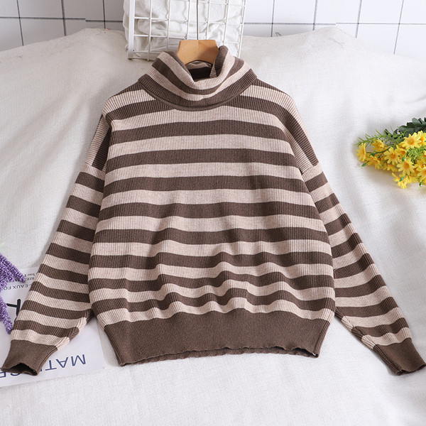 Pulover de dama modern cu guler polo in patru culori