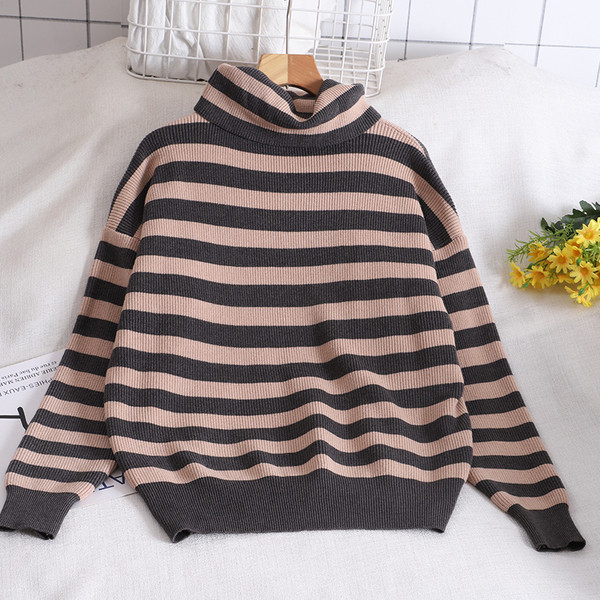 Pulover de dama modern cu guler polo in patru culori