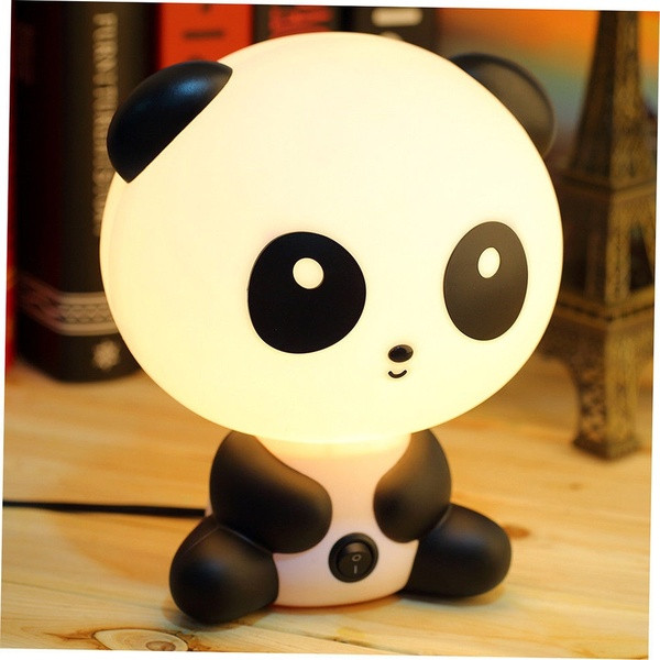 Night LED lamp in the shape of a panda