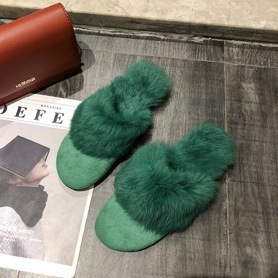 Σπιτικές παντόφλες σε μαύρο, πράσινο και μπεζ χρώμα