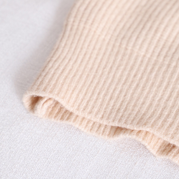 Γυναικείο καθημερινό γυναικείο μπεζ πουλόβερ 