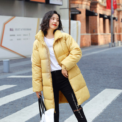 Χειμερινό γυναικείο μπουφάν με ψηλό γιακά σε διάφορα χρώματα