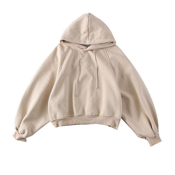 Μοντέρνο γυναικείο φούτερ με κουκούλα  φαρδύ μοντέλο σε διάφορα χρώματα