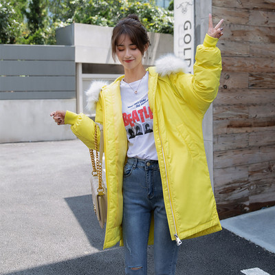 Geaca de iarna dama model lat cu puf pe gluga in trei culori