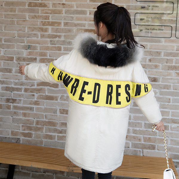 Geaca de iarna dama model lat cu puf pe gluga in trei culori