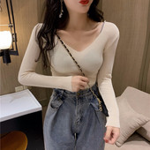 Γυναικεία πλεκτή μπλούζα σε δύο χρώματα - δύο μοντέλα