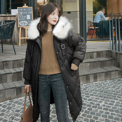 Γυναικείο χειμωνιάτικο μπουφάν με κουκούλα μακρύ μοντέλο σε διάφορα χρώματα