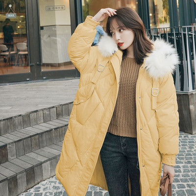 Γυναικείο χειμωνιάτικο μπουφάν με κουκούλα μακρύ μοντέλο σε διάφορα χρώματα