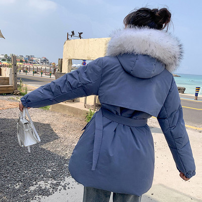 Geaca de iarna casual de dama cu buzunare mari in mai multe culori