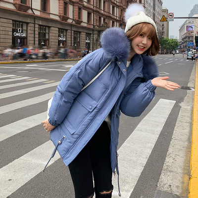 Χειμερινό  γυναικείο μπουφάν με τσέπες και κουκούλα σε διάφορα χρώματα