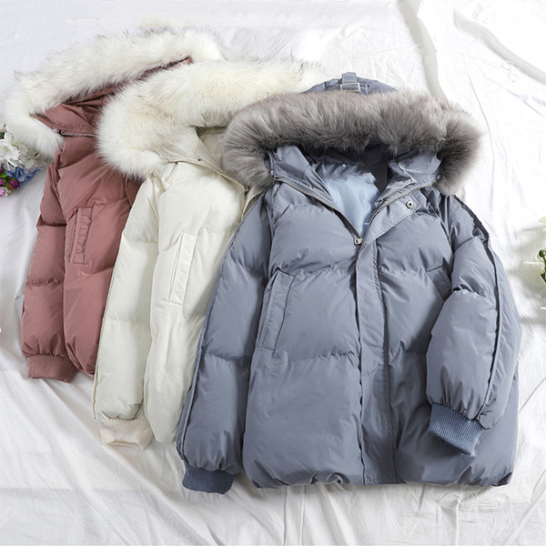 Geaca casual dama cu puf si nasturi in mai multe culori