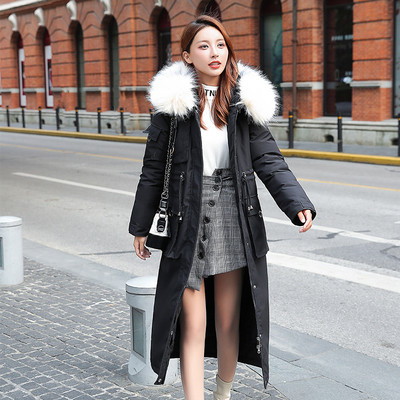 Hosszú női téli kabát nagy zsebekkel hosszú modell több színben