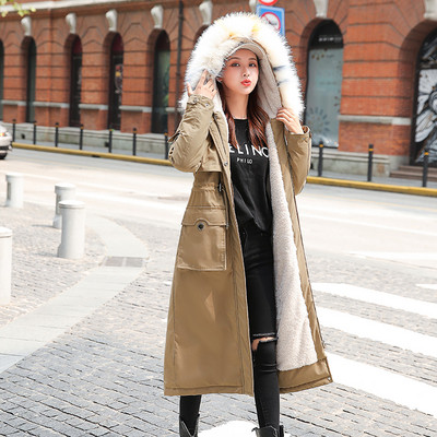 Hosszú női téli kabát nagy zsebekkel hosszú modell több színben