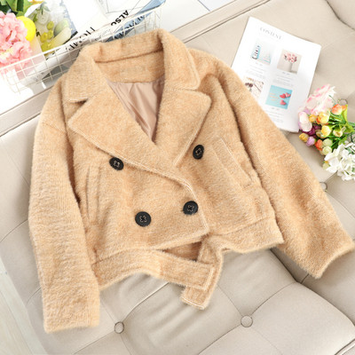 Aktuális női rövidkabát dupla rögzítéssel több színben