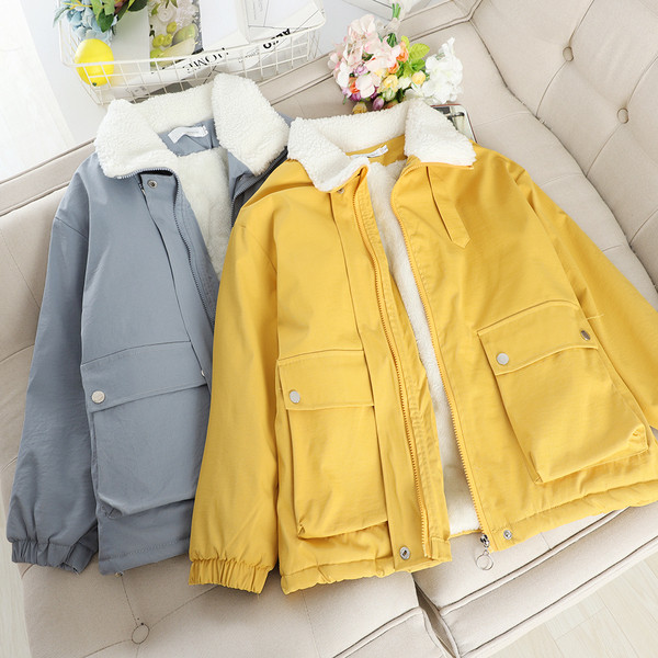 Jachetă casual de damă în patru culori, cu căptușeală moale