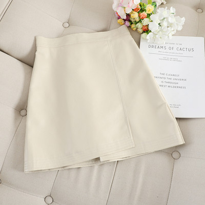 Μοντέρνα γυναικεία έκο δερμάτινη φούστα σε τέσσερα χρώματα