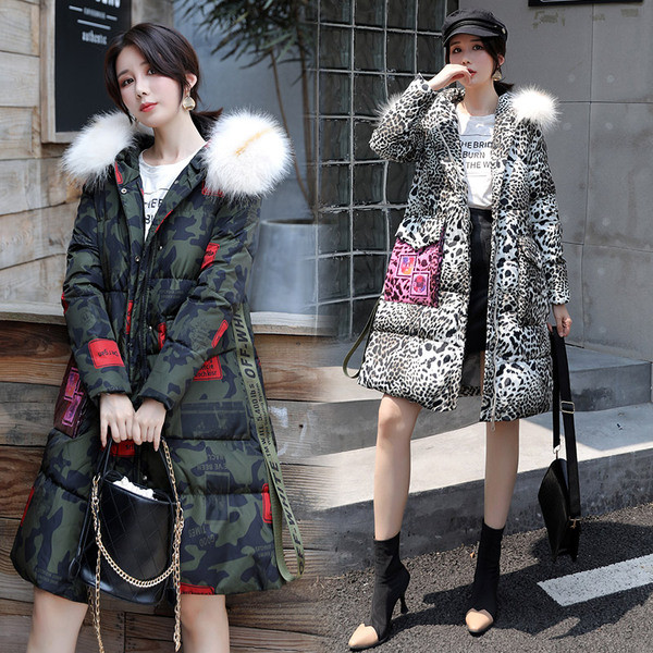 HIT Μοντέρνο γυναικείο μπουφάν φαρδύ μοντέλο σε διάφορα σχέδια