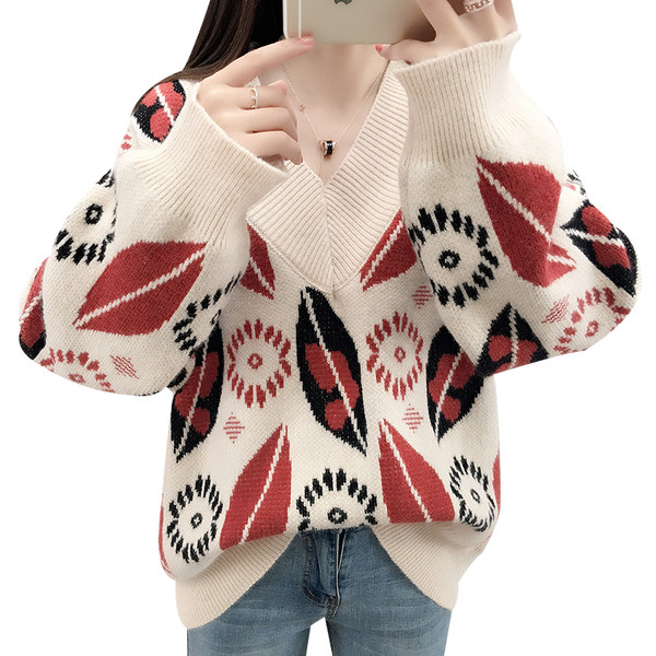 Vesta de dama cu decolteu spitz si imprimeu color in mai multe culori