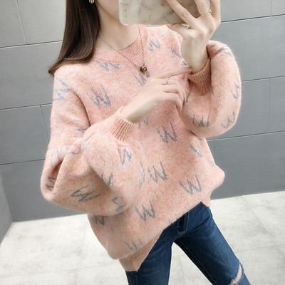 Casual γυναικείο πουλόβερ με οβάλ λαιμόκοψη σε τέσσερα χρώματα