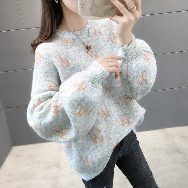 Casual γυναικείο πουλόβερ με οβάλ λαιμόκοψη σε τέσσερα χρώματα