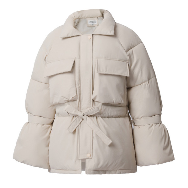 Geaca de iarna dama de zi cu zi cu buzunare in fata in mai multe culori