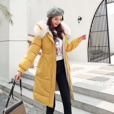 Geaca de iarna moderna de dama model lung si croiat in mai multe culori