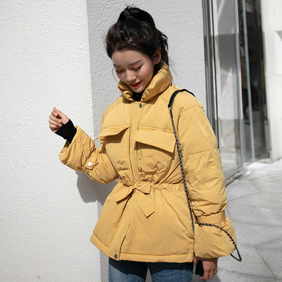 Geaca casual dama cu cravata in talie in mai multe culori