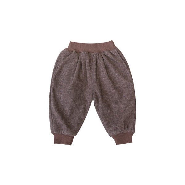 Pantaloni sport copii moderni model nou pentru baieti de culoare maro