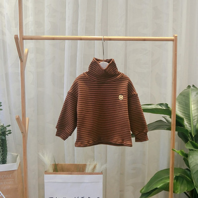 Παιδική ριγέ μπλούζα με κολάρο σε διάφορα χρώματα