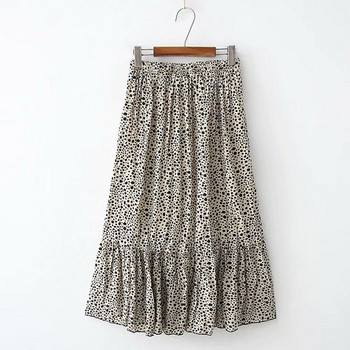 Casual γυναικεία φούστα με ψηλή με μέση, σε τρία χρώματα