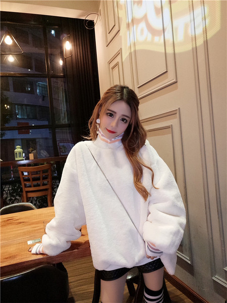 Φαρδύ γυναικεία μπλούζα με ελαστική σε δύο χρώμτα