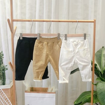 Νέο μοντέλο παιδικό παντελόνι για αγόρια σε λευκό, μαύρο και καφέ χρώμα