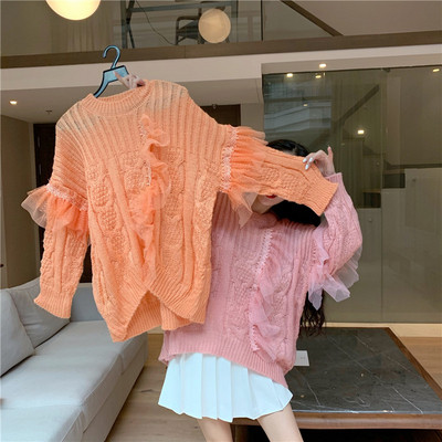 Μοντέρνο γυναικείο πουλόβερ πουλόβερ σε διάφορα χρώματα και οβάλ ντεκολτέ