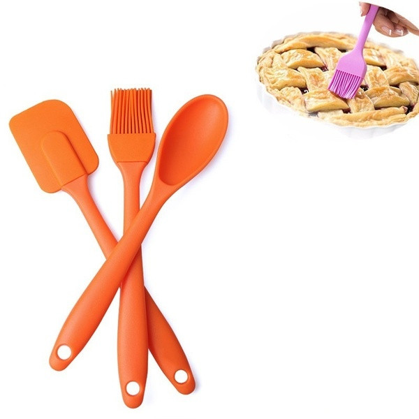 Set de trei ustensile din silicon