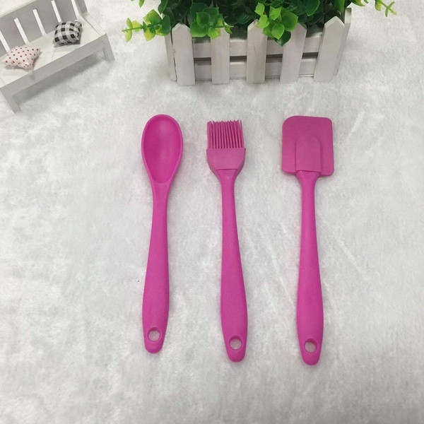 Set de trei ustensile din silicon