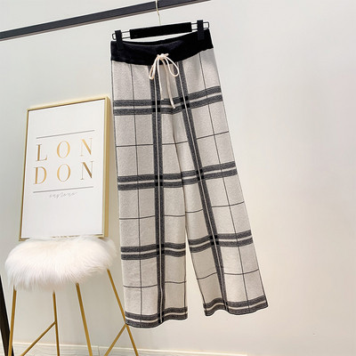 Γυναικείο καρό πουλόβερ σε τρία χρώματα