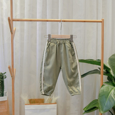 Νέο μοντέλο παιδικό παντελόνι για αγόρια με πράσινο, μπλε, μαύρο και καφέ χρώμα