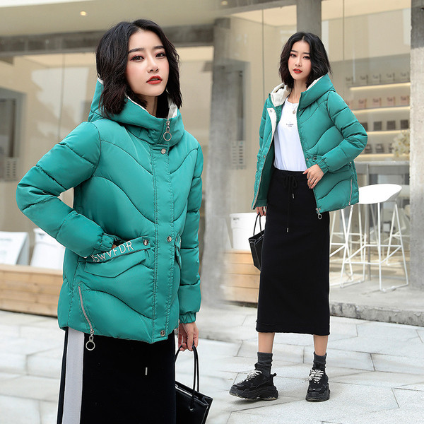 Geaca casual dama scurta model cu gluga - mai multe culori