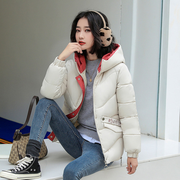 Geaca casual dama scurta model cu gluga - mai multe culori