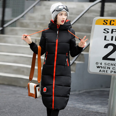 Γυναικείο χειμωνιάτικο μπουφάν με κουκούλα - μακρύ μοντέλο σε διάφορα χρώματα