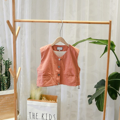 Vesta zilnica pentru copii pentru baieti in negru, maro si roz