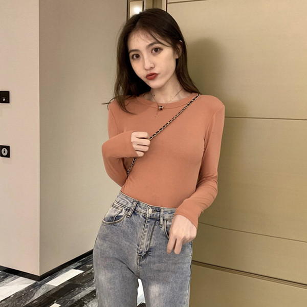 Női alkalmi blúz sima modell ovális nyakkivágással, több színben