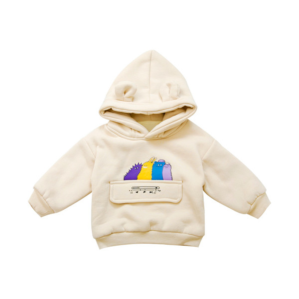 Νέο μοντέλο καθημερινό παιδικό φούθτερ με εφαρμογή, τσέπη και κουκούλα για αγόρια