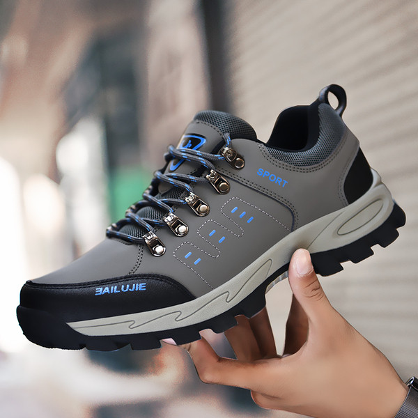 ΝΕΟ μοντέλο παπούτσια  πεζοπορίας  με δεσμούς σε τρία χρώματα