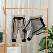 Νέο μοντέλο παιδικά παντελόνια για αγόρια σε γκρι και καφέ χρώματα