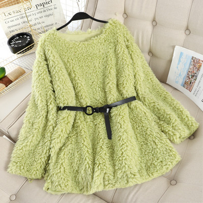 Μοντέρνο γυναικείο πουλόβερ με ζώνη σε διάφορα χρώματα